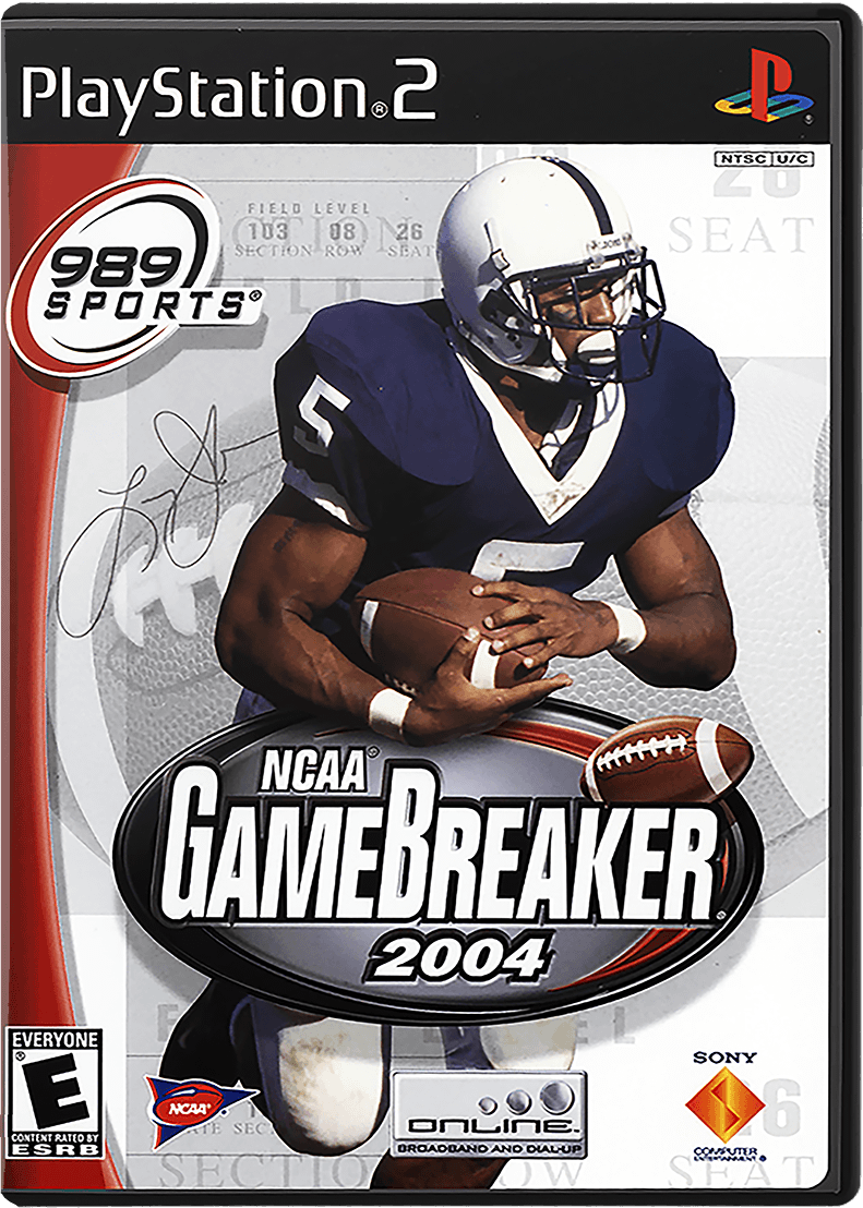 NCAA Gamebreaker 2004 box art for Playstation 2